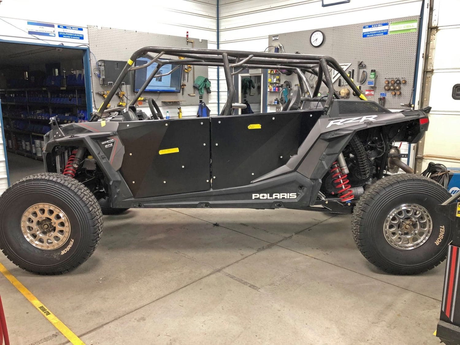 No Wrap R&D Shop In Progress for Polaris RZR Turbo S Custom UTV SEMA Build