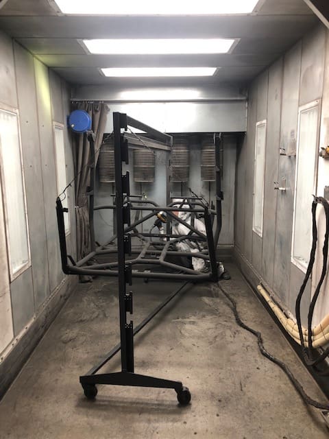 Rack Powder Coating Booth for Polaris RZR Turbo S Custom UTV SEMA Build