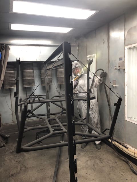 Roll Cage Powder Coat Finish for Polaris RZR Turbo S Custom UTV SEMA Build