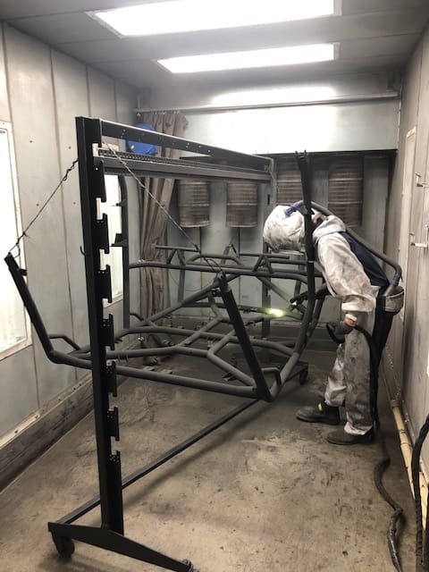 Cage Powder Coating Booth Gun for Polaris RZR Turbo S Custom UTV SEMA Build